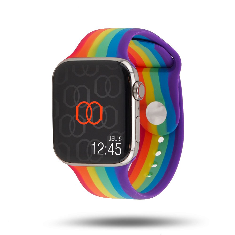 Pride édition 2020 - Bracelets Apple Watch - Rainbow flag Pride 2020 46 / 49 mm