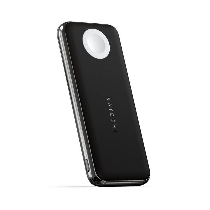 Satechi Quatro Wireless Power Bank - Batterie externe 10.000 mAh avec chargeur Apple Watch intégré