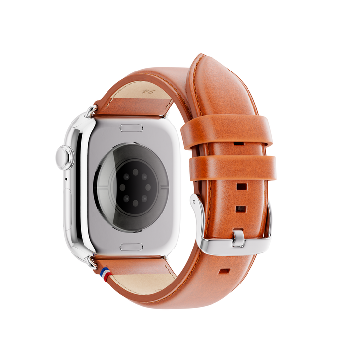 Richelieu - Bracelet Apple Watch cognac 46 / 49 mm