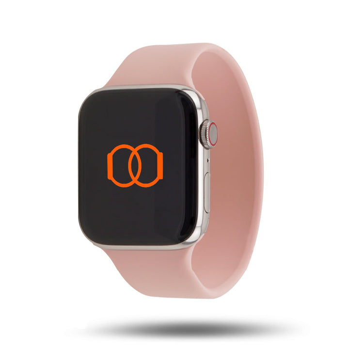 Boucle unique – Bracelet sport – Apple Watch - Rose des sables 42 mm L