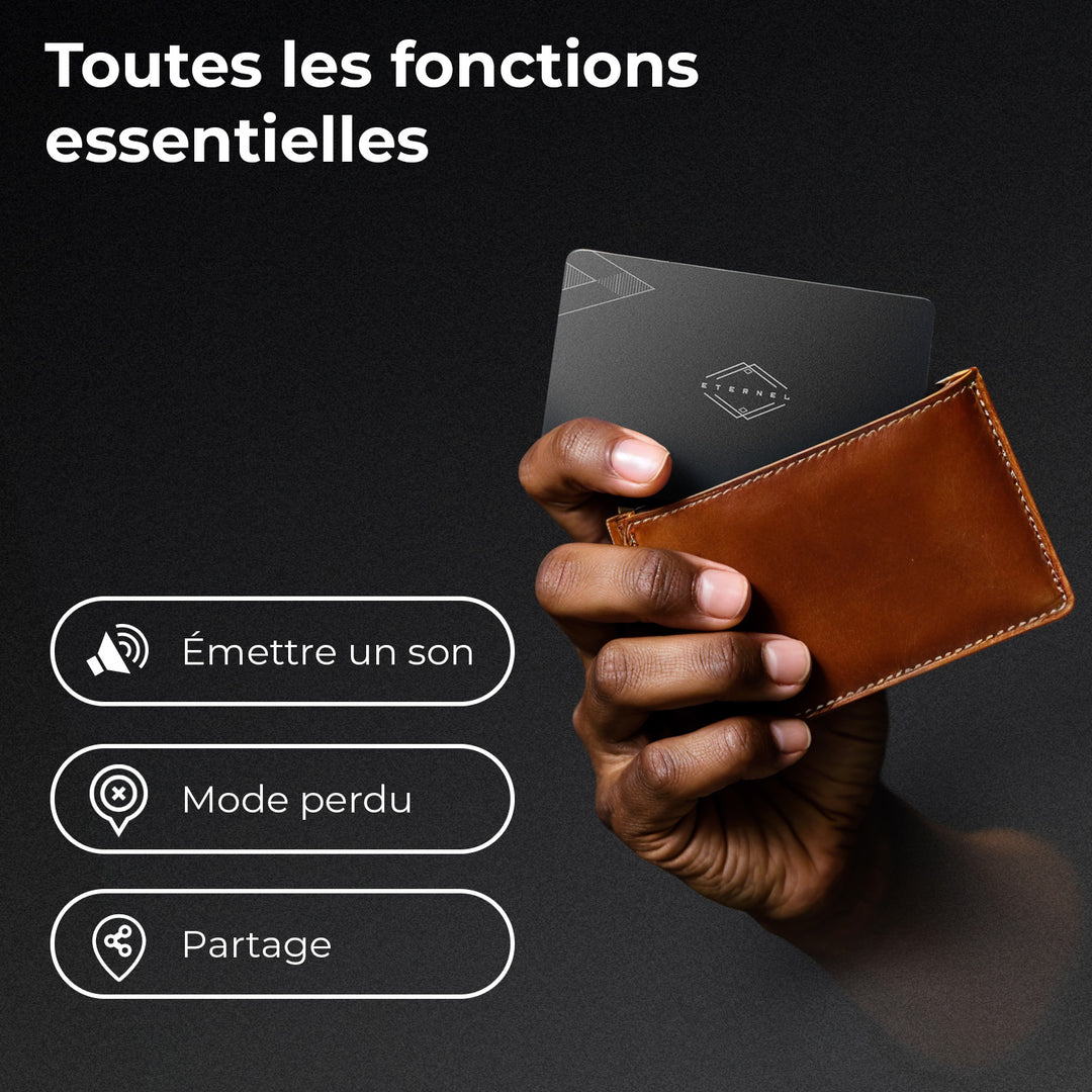Carte de localisation Apple Find My - Portefeuille, sac, voiture, valise - ETERNEL