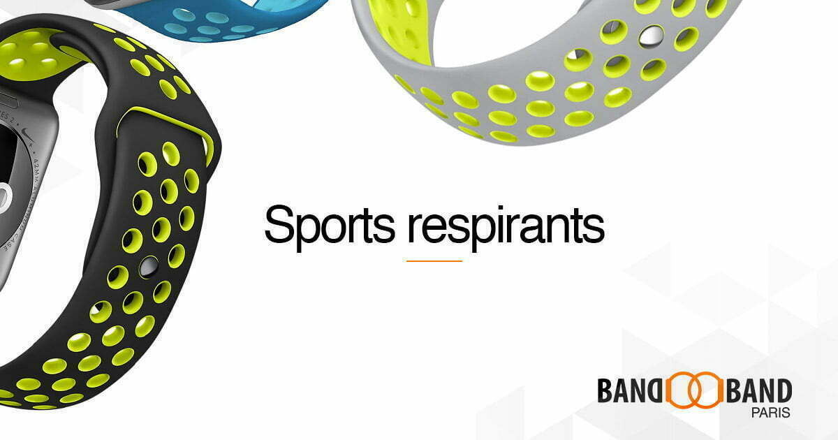 Band Band Bracelet Sport fluoroélastomère mûre 41 mm - Accessoires montre  et bracelet - LDLC