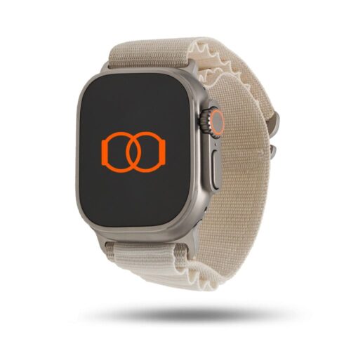 Armband Apple Watch Ultra Schnalle Alpine weiß