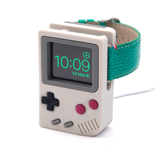 Game Boy charging cradle for Apple Watch