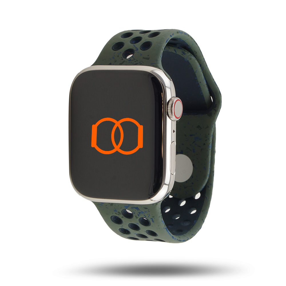 Breathable fluoroelastomer Watch - Apple wristband 100% sports